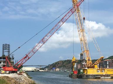 Durante los trabajos de construcción de columnas de grava off shore