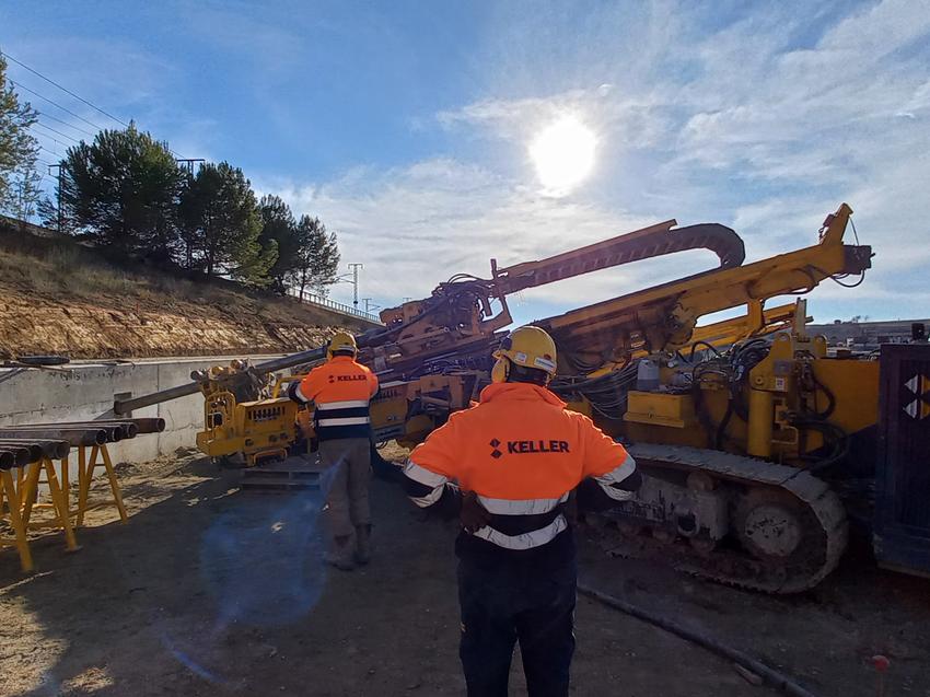 Anclajes permanentes terraplén